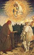 Antonio Pisanello Virgin and child with St. Goran and St Antonius oil
